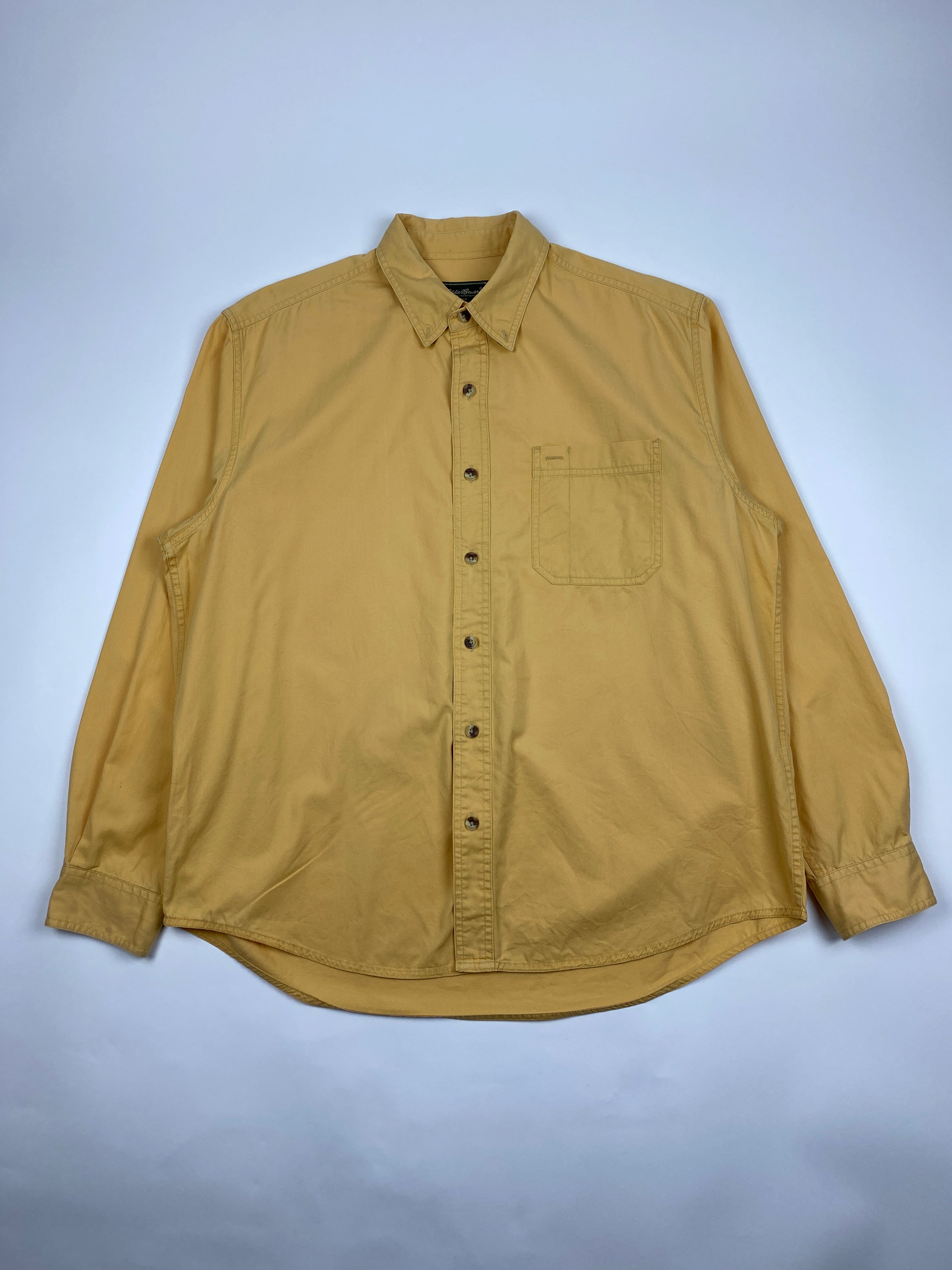 Vintage Eddie Bauer Yellow Button Down