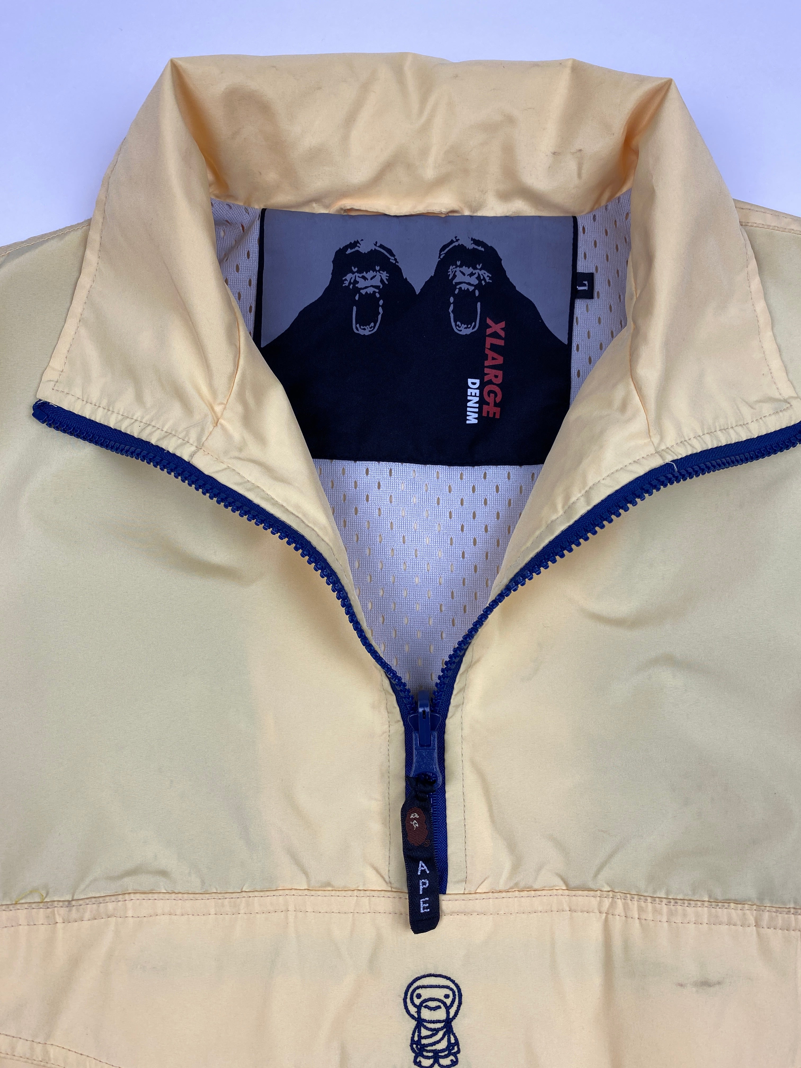 Vintage BOOT Bape Anorak Yellow Windbreaker