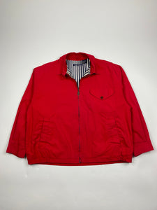 Vintage Stripe Lined Red Nautica Jacket