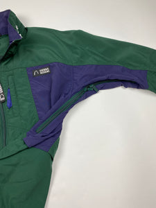 Vintage Sierra Design Technical Green and Purple Windbreaker