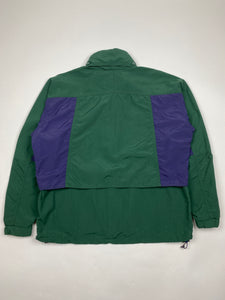 Vintage Sierra Design Technical Green and Purple Windbreaker