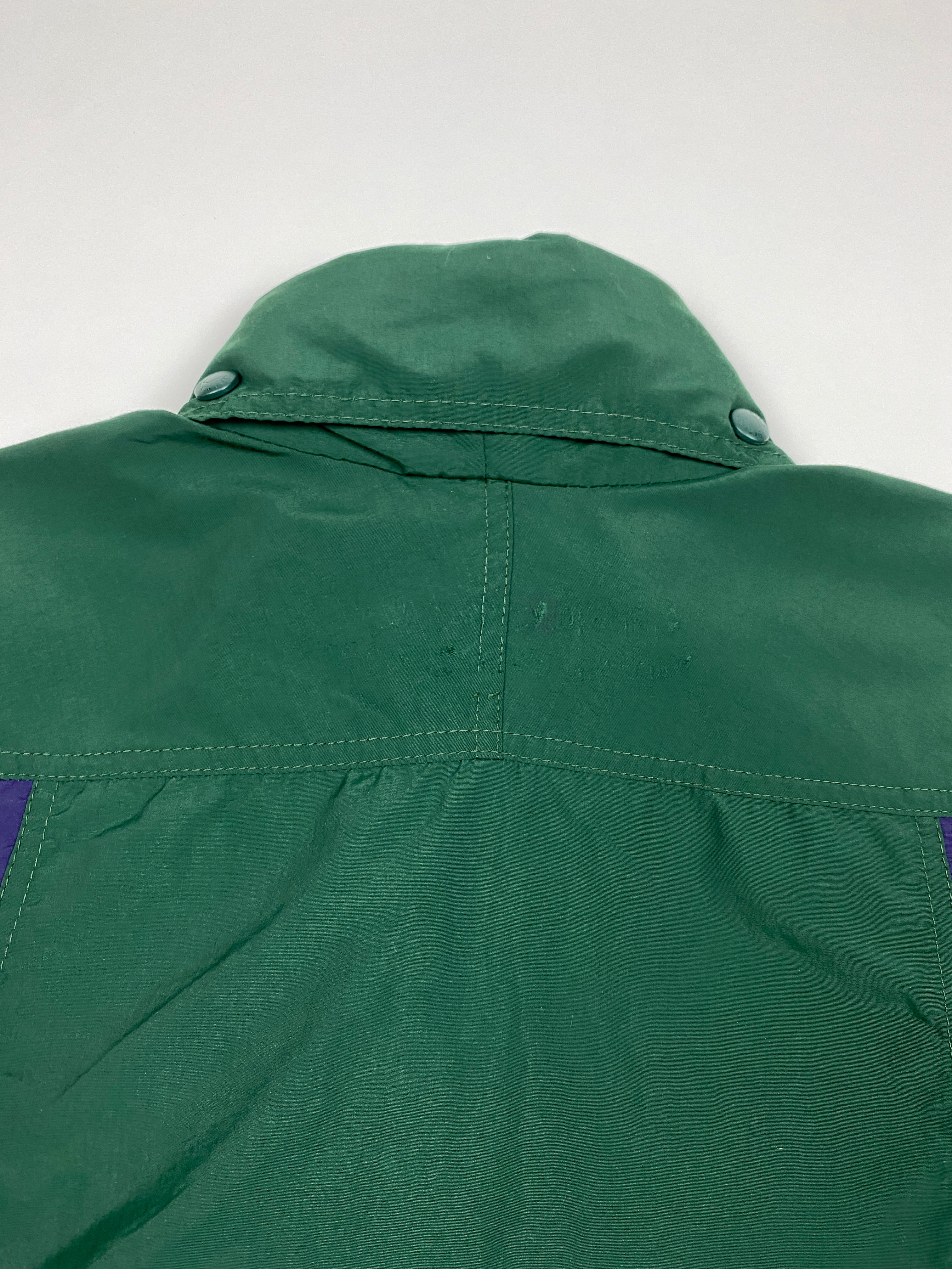 Vintage Sierra Design Technical Green and Purple Windbreaker