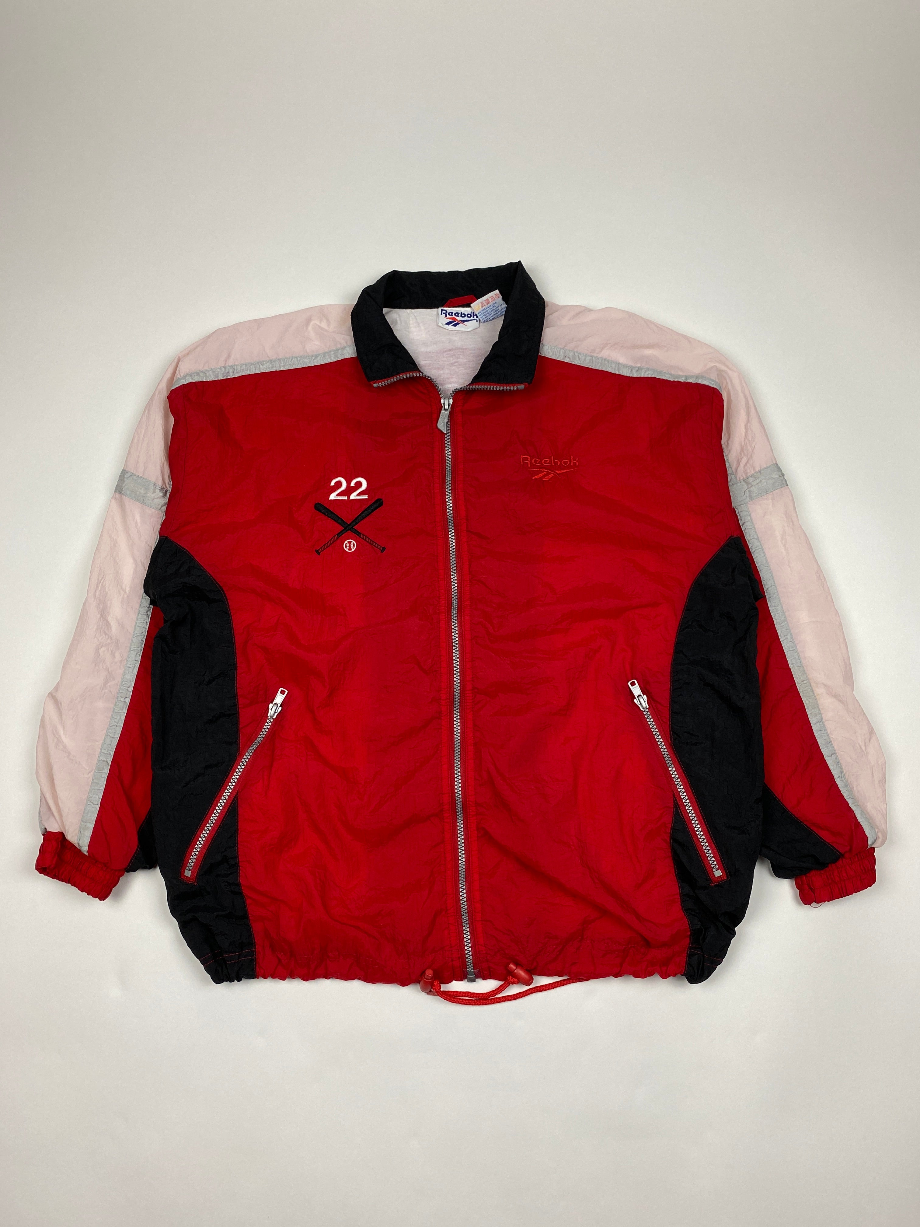 Vintage Reebok Stingers Baseball Windbreaker