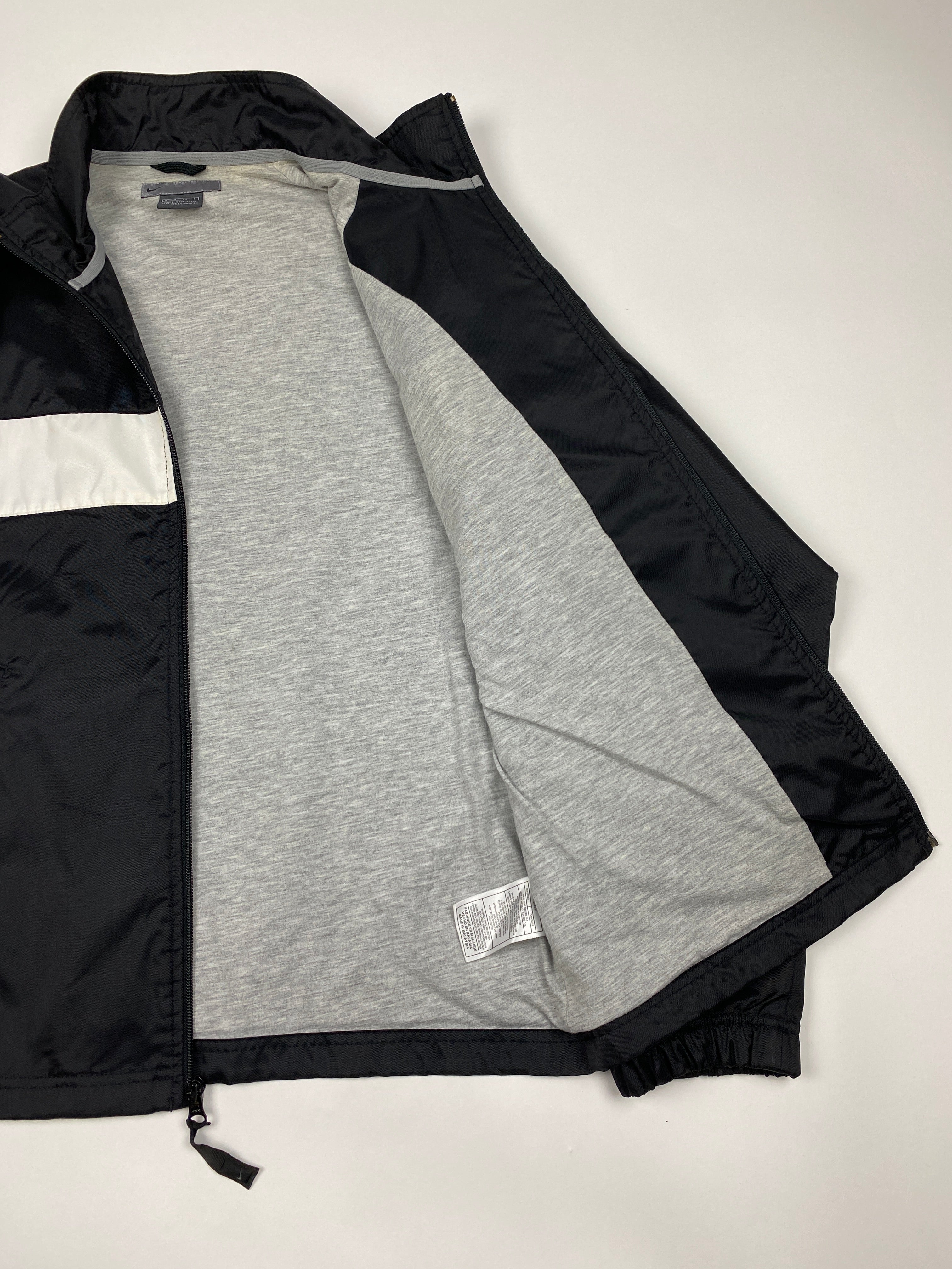 Vintage Nike Black and White Windbreaker