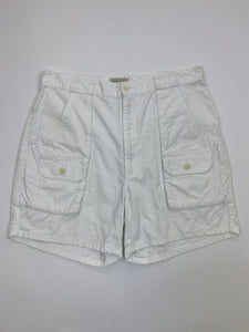 Vintage St John's Bay White Cargo Shorts