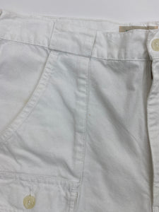 Vintage St John's Bay White Cargo Shorts