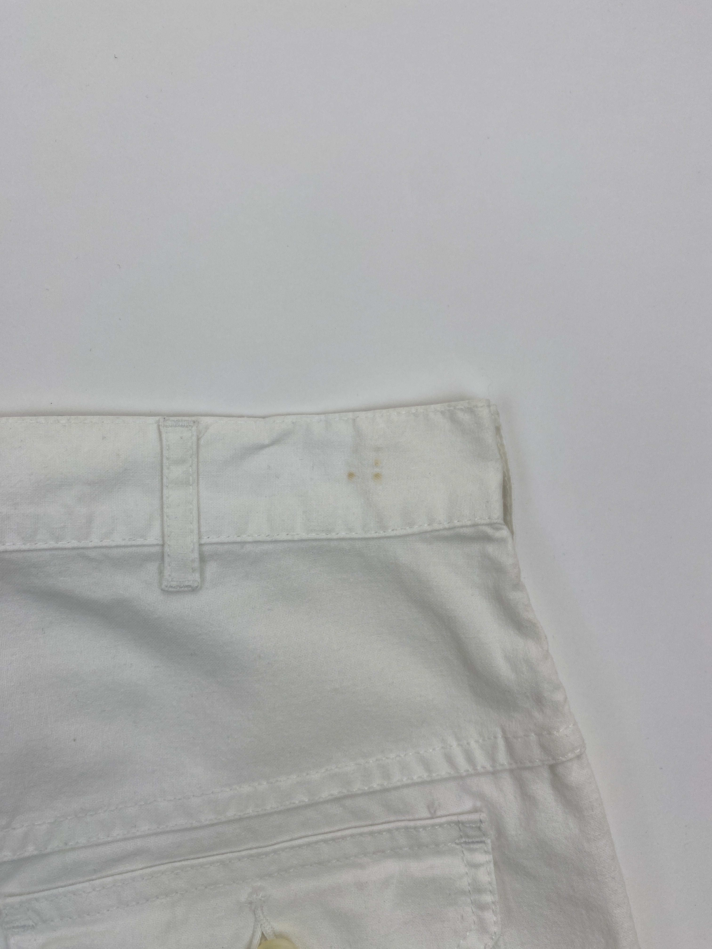 Vintage St John's Bay White Cargo Shorts