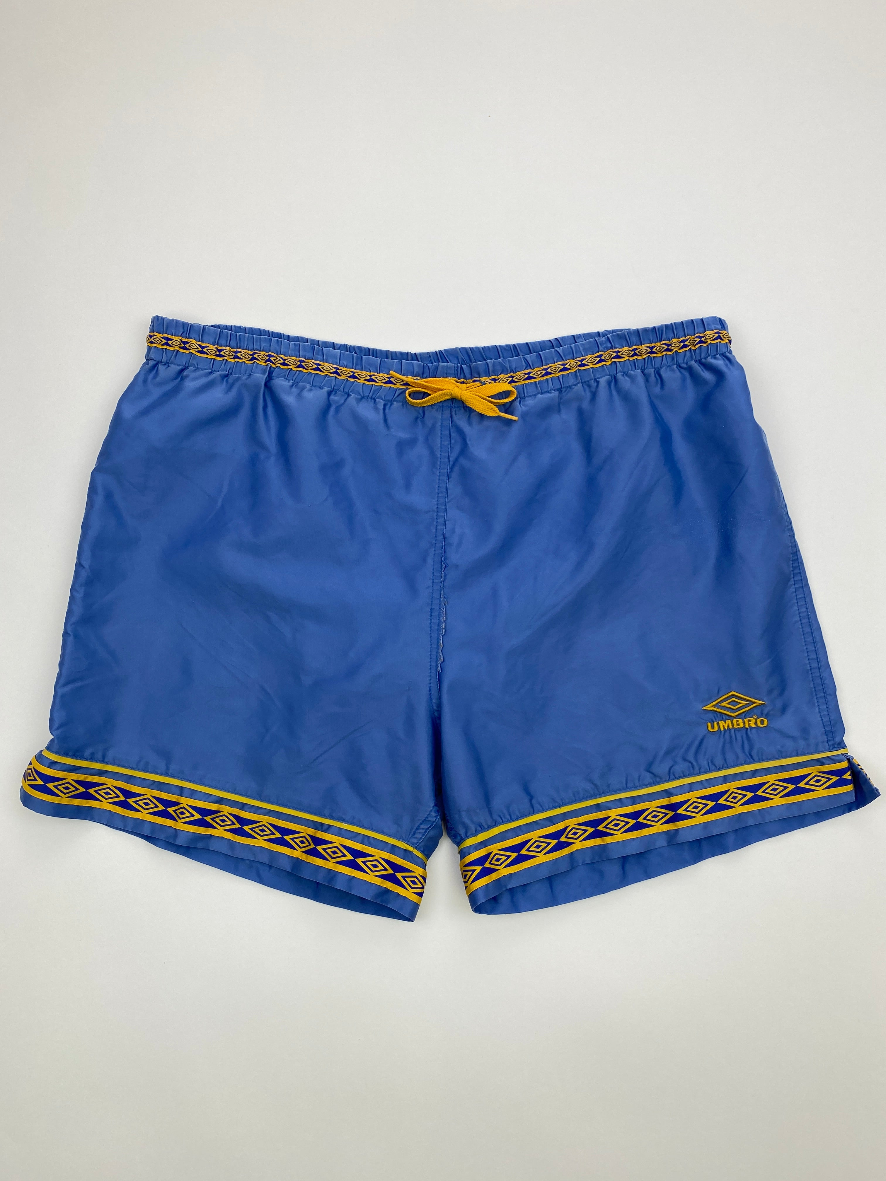 Vintage Blue/Yellow Umbro Shorts