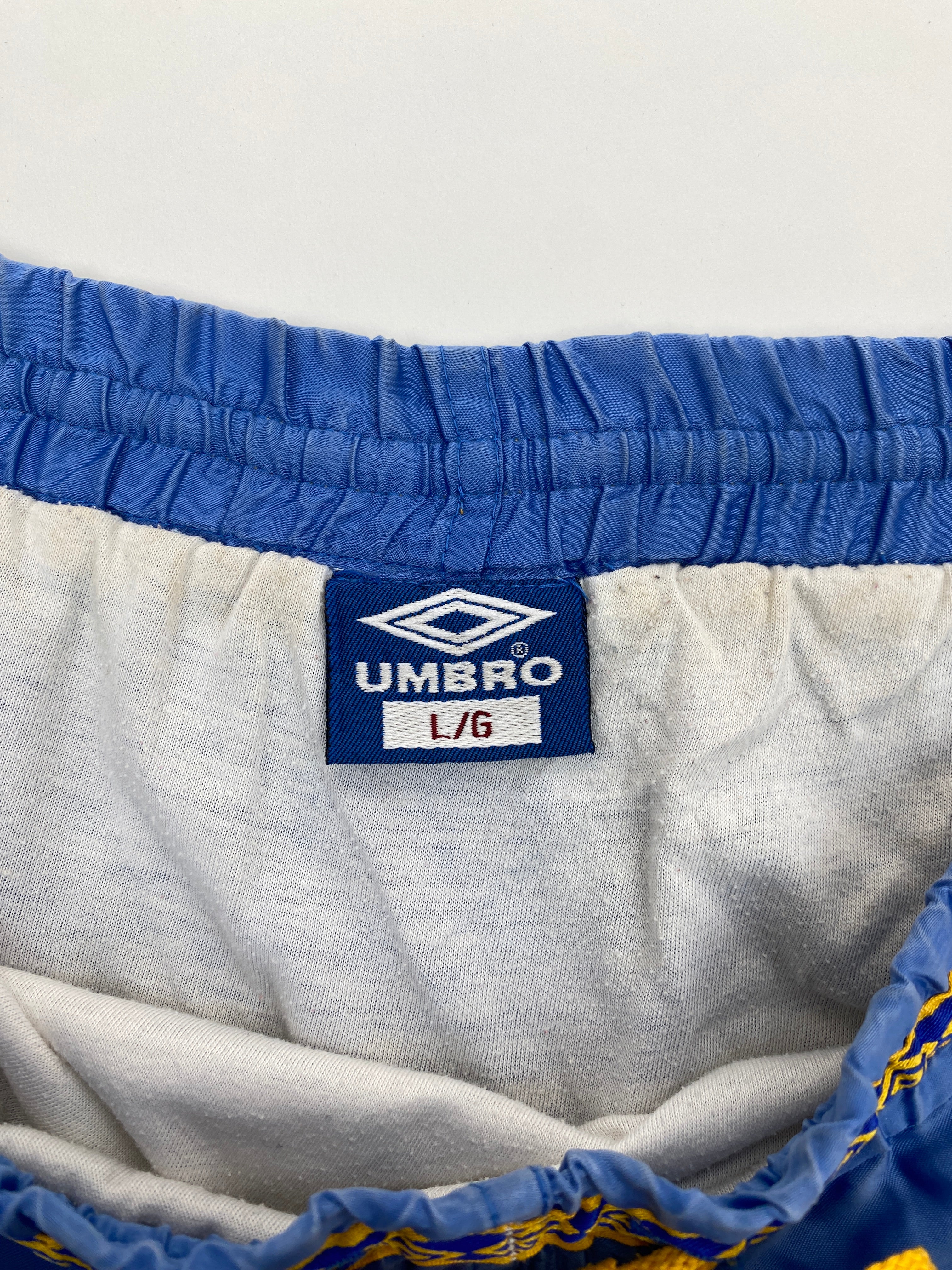 Vintage Blue/Yellow Umbro Shorts