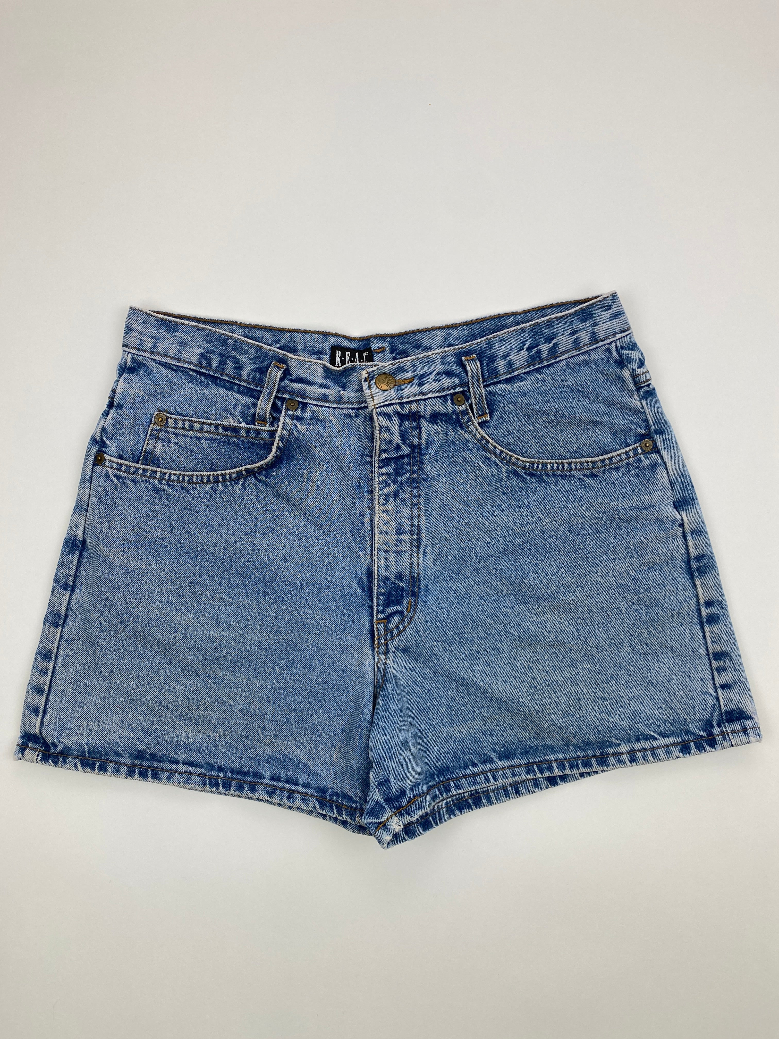 Vintage Womens Blue Denim Jean Shorts