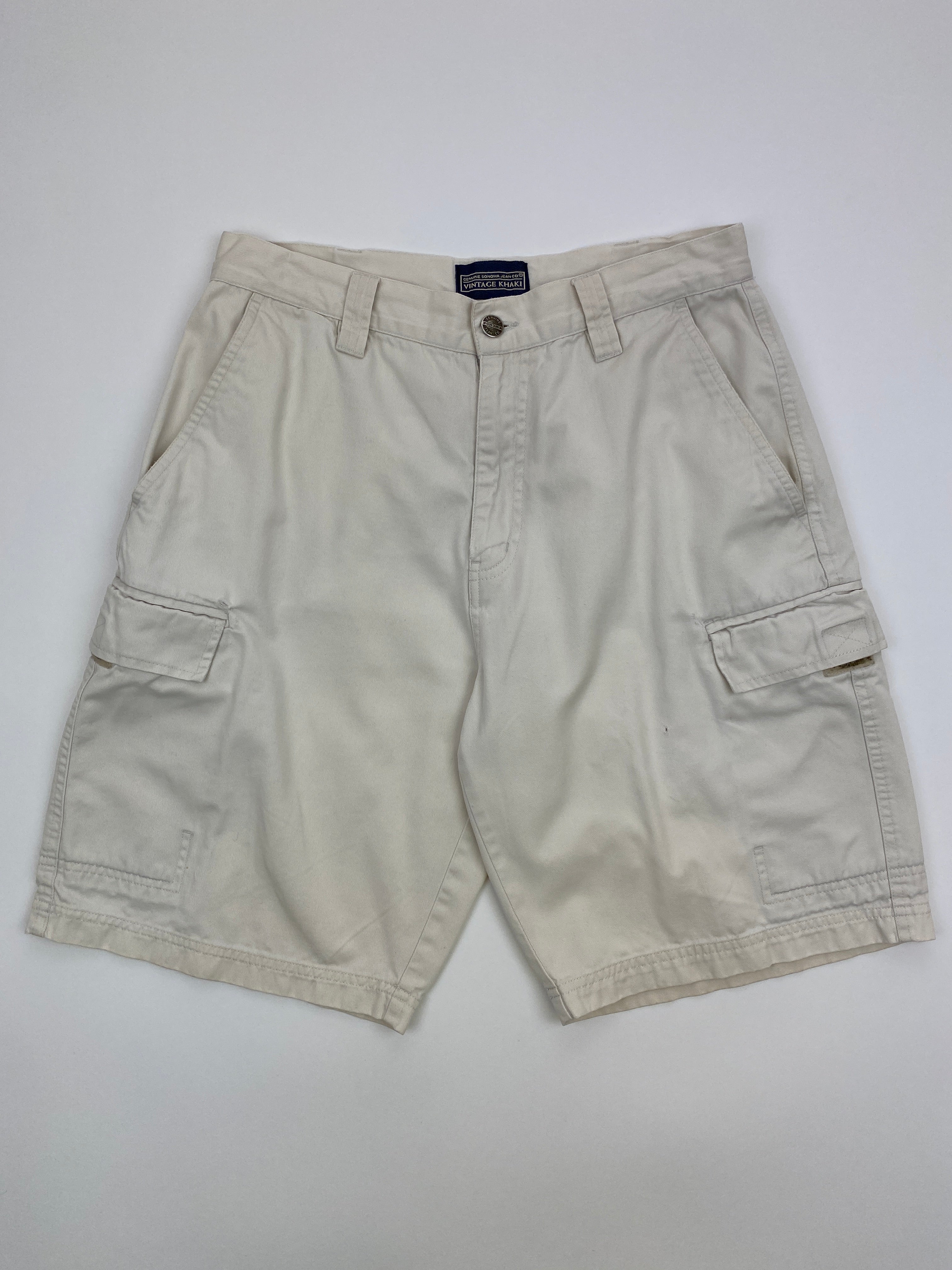 Vintage Sonoma Cream Cargo Shorts