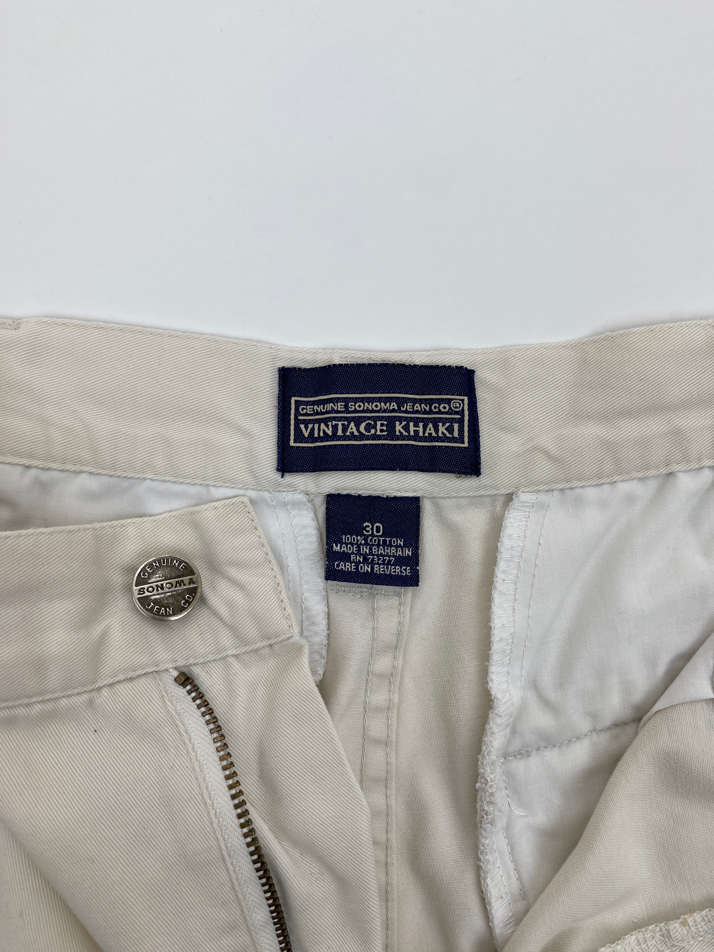 Vintage Sonoma Cream Cargo Shorts