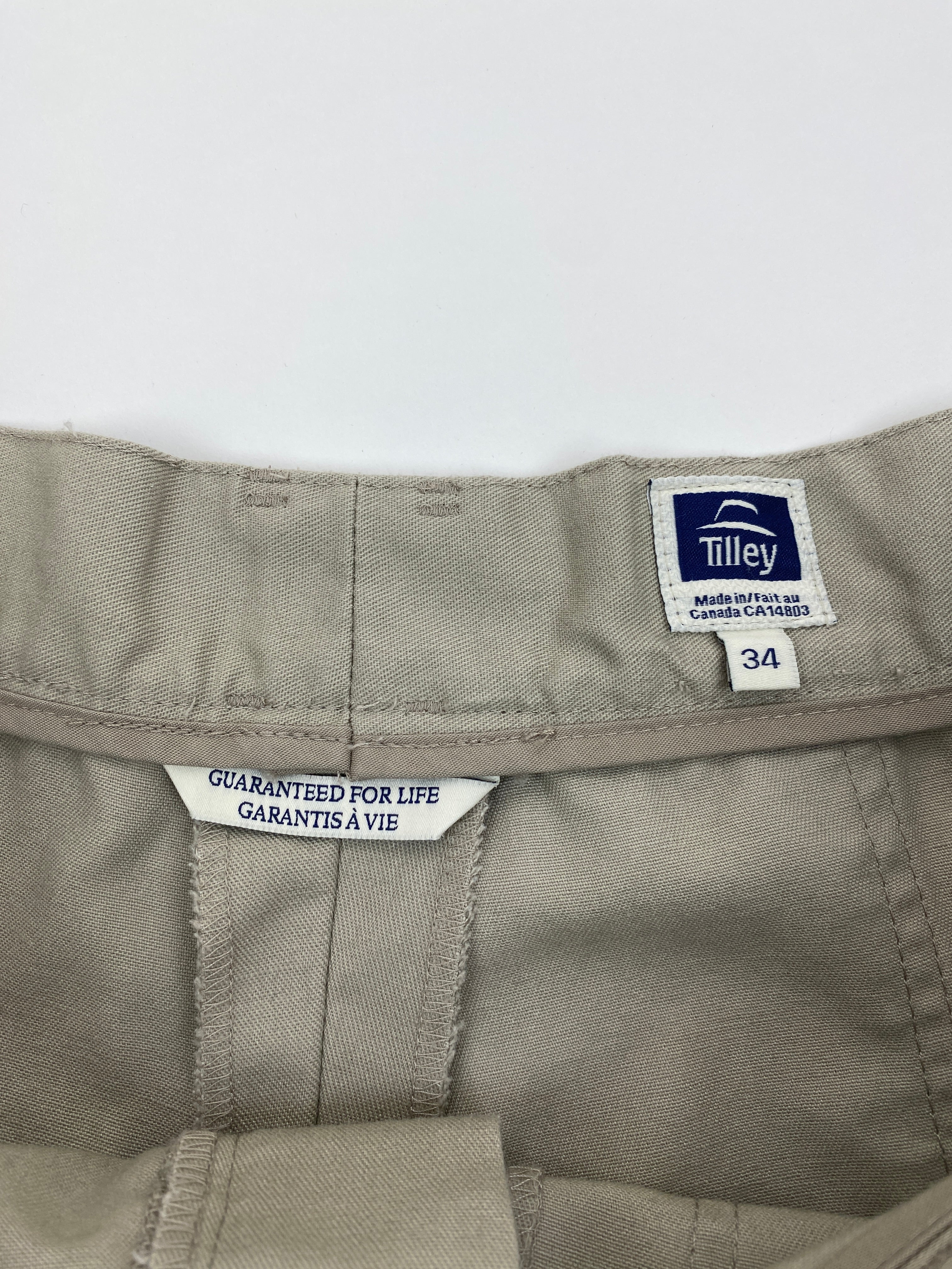 Vintage Tilley Beige Cargo Shorts