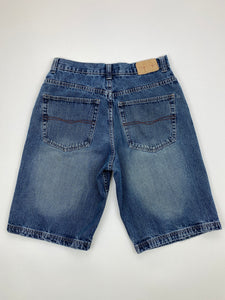 Vintage Safari Blue Denim Jean Shorts