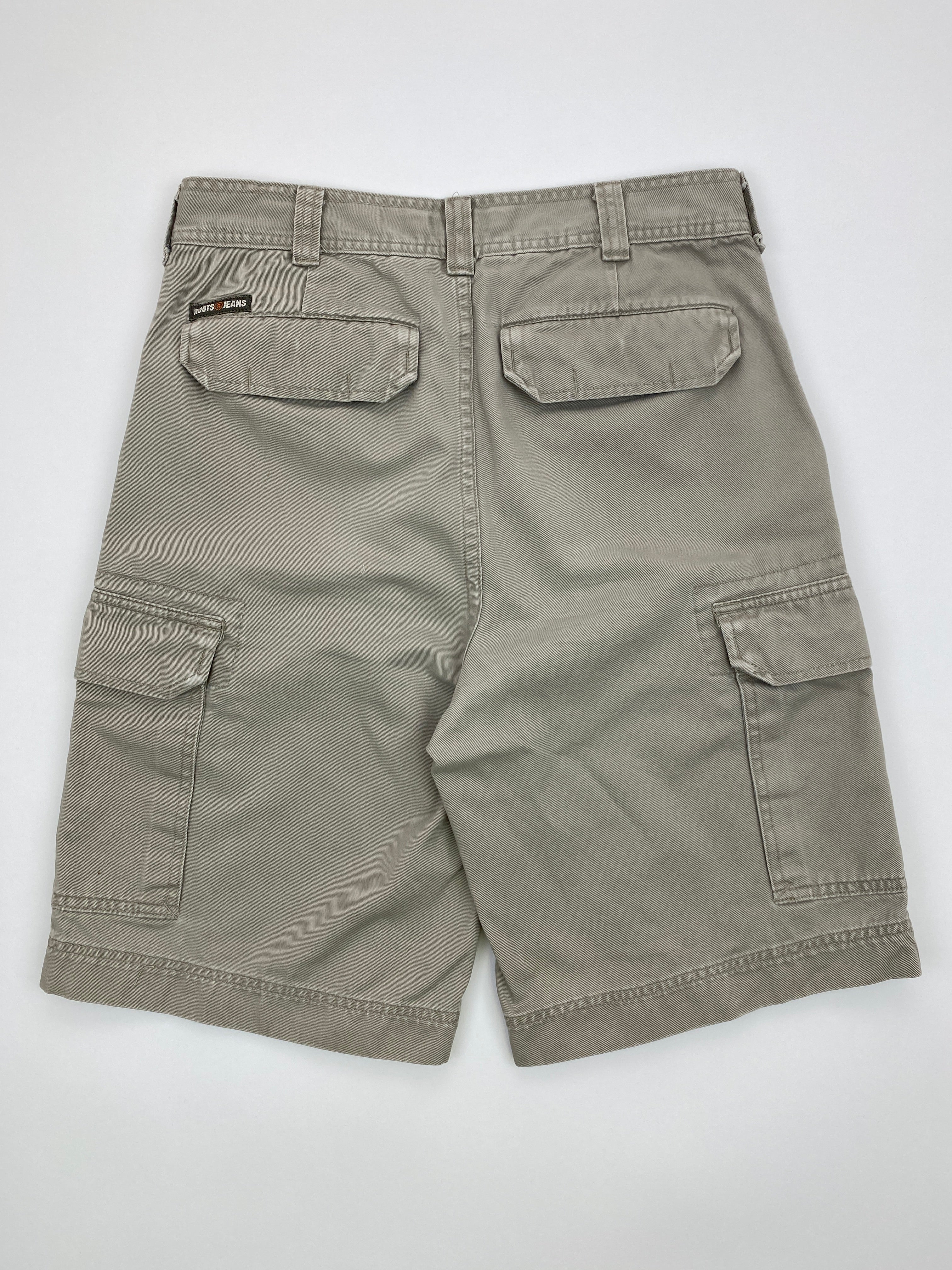 Vintage Roots Beige Cargo Shorts