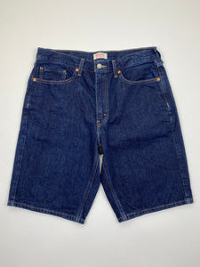 Levis Dark Denim Blue Jean Shorts