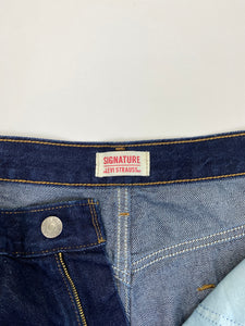 Levis Dark Denim Blue Jean Shorts