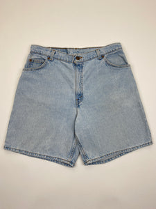 Vintage Levis Orange Tab Light Wash Denim Blue Jean Shorts