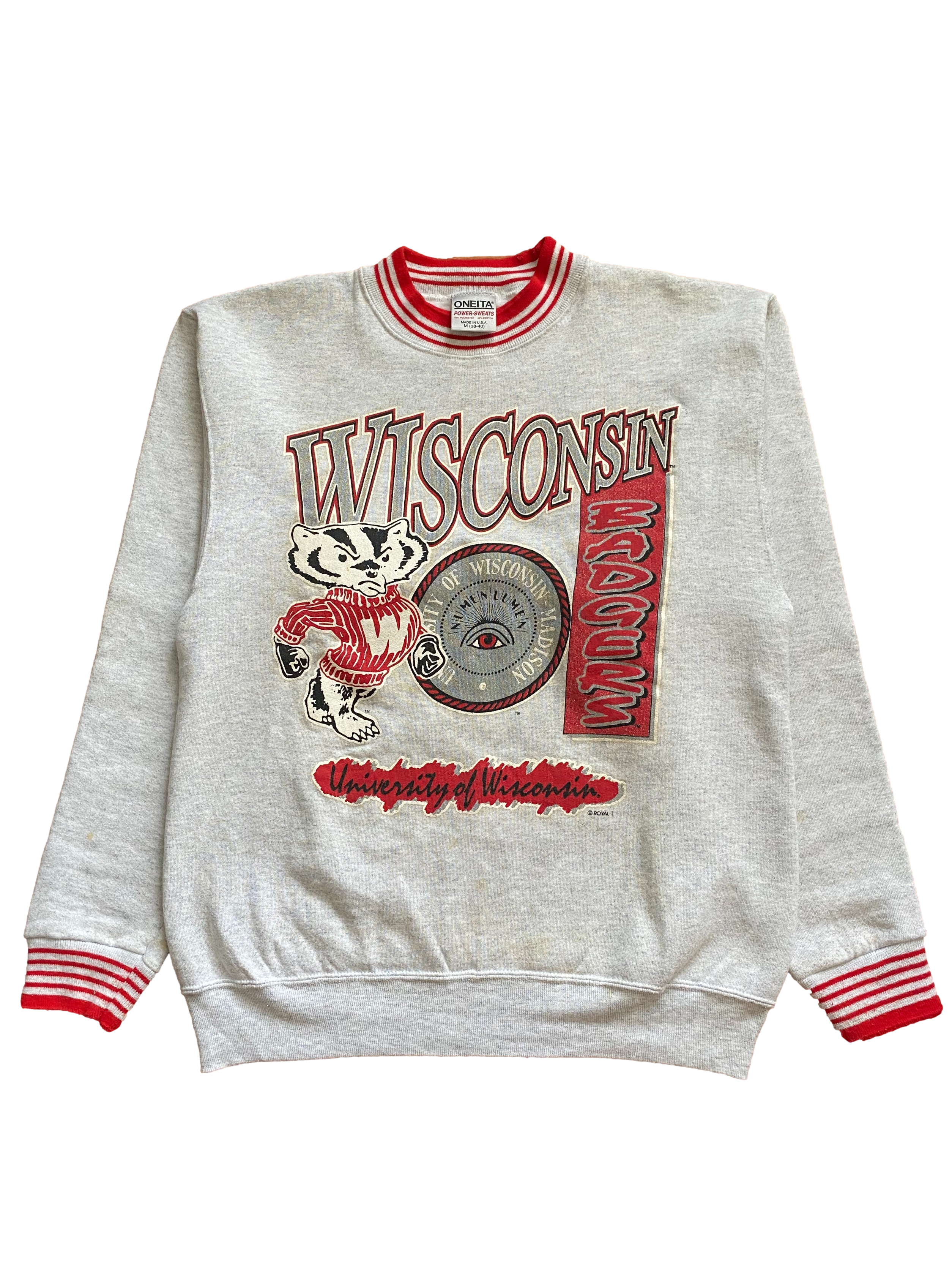 Vintage Wisconsin Badgers Crewneck