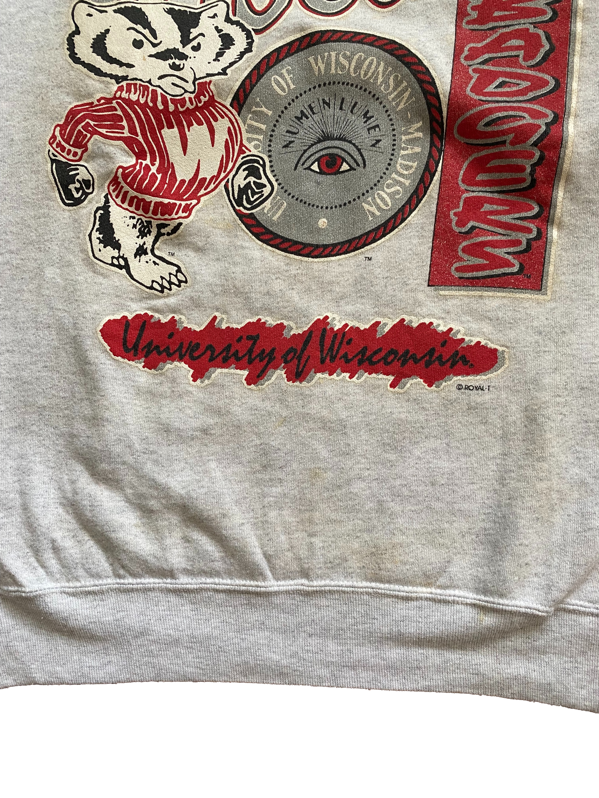 Vintage Wisconsin Badgers Crewneck