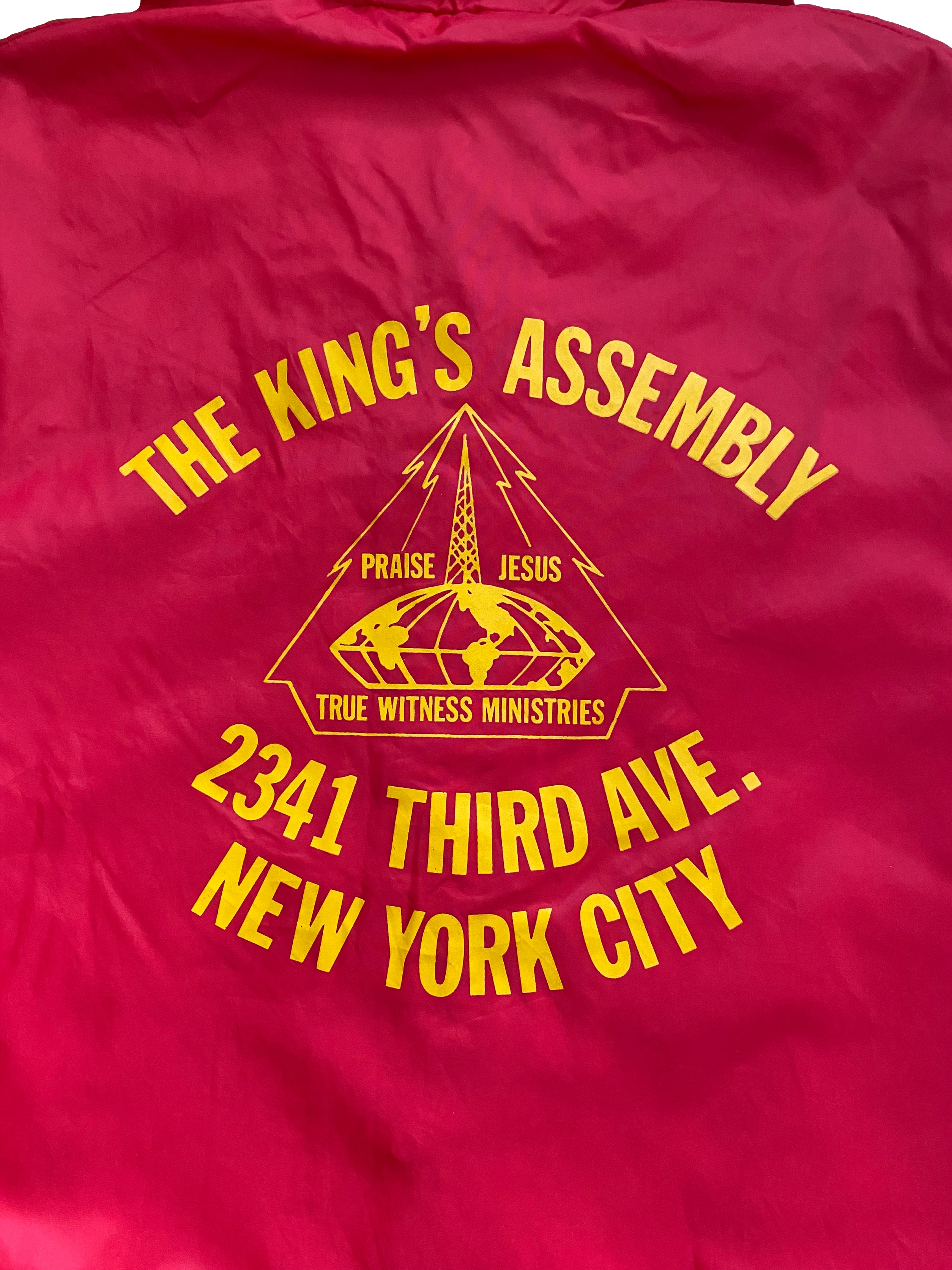 Vintage 'The King's Assembly' Coach Jacket