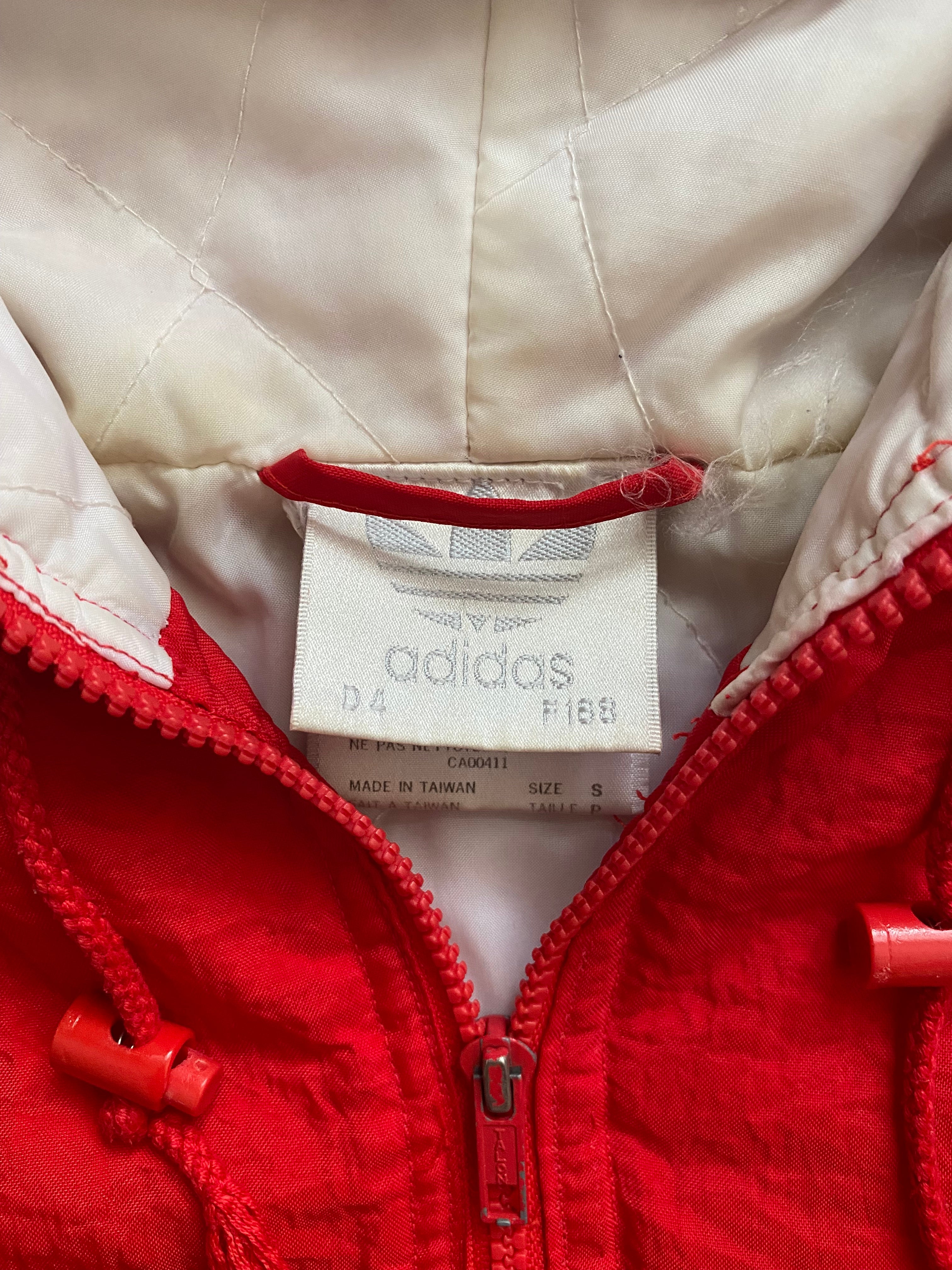 Vintage Cropped Adidas Puffer Jacket