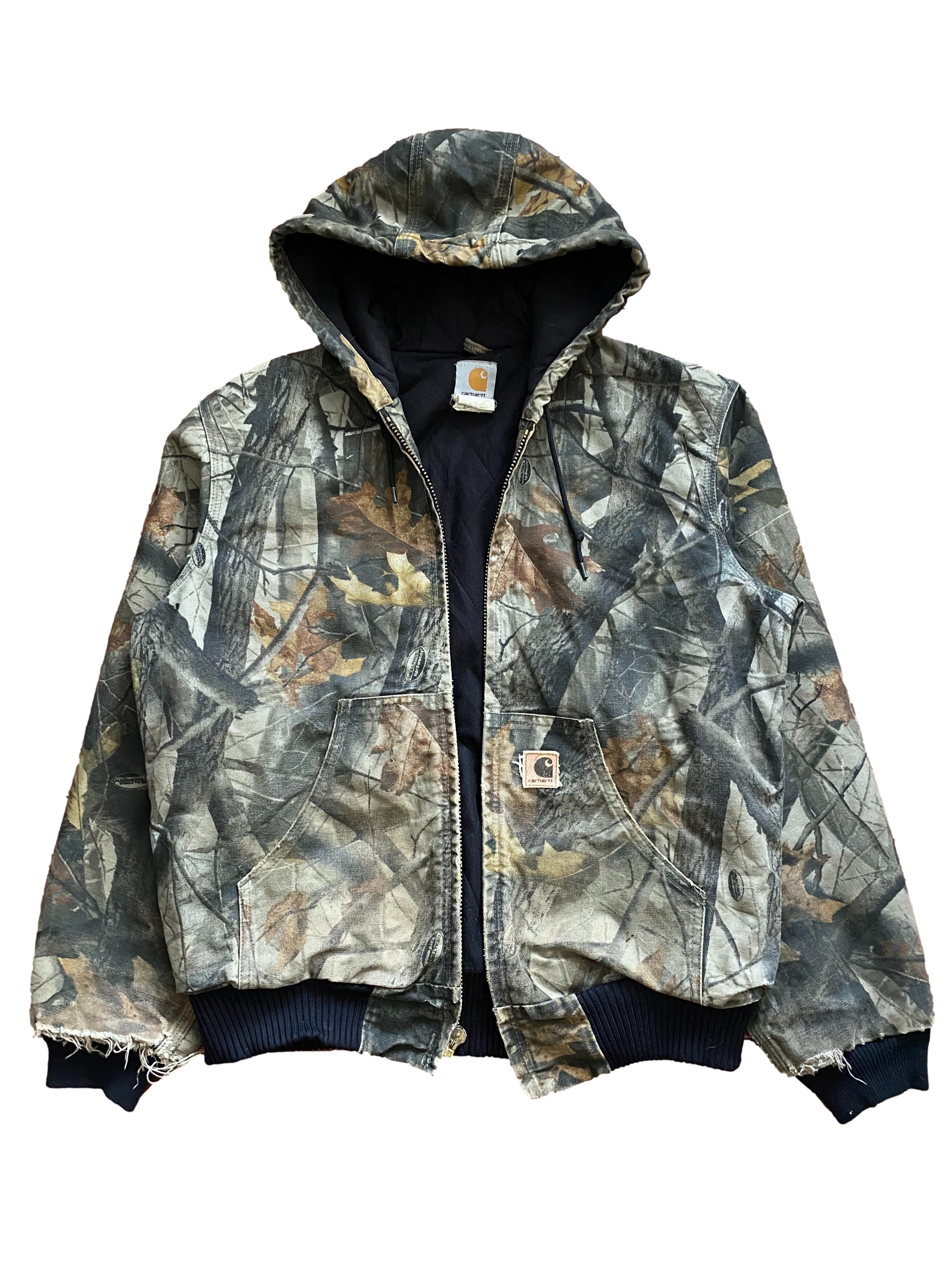 Carhartt Camo Hooded Canvas Jacket