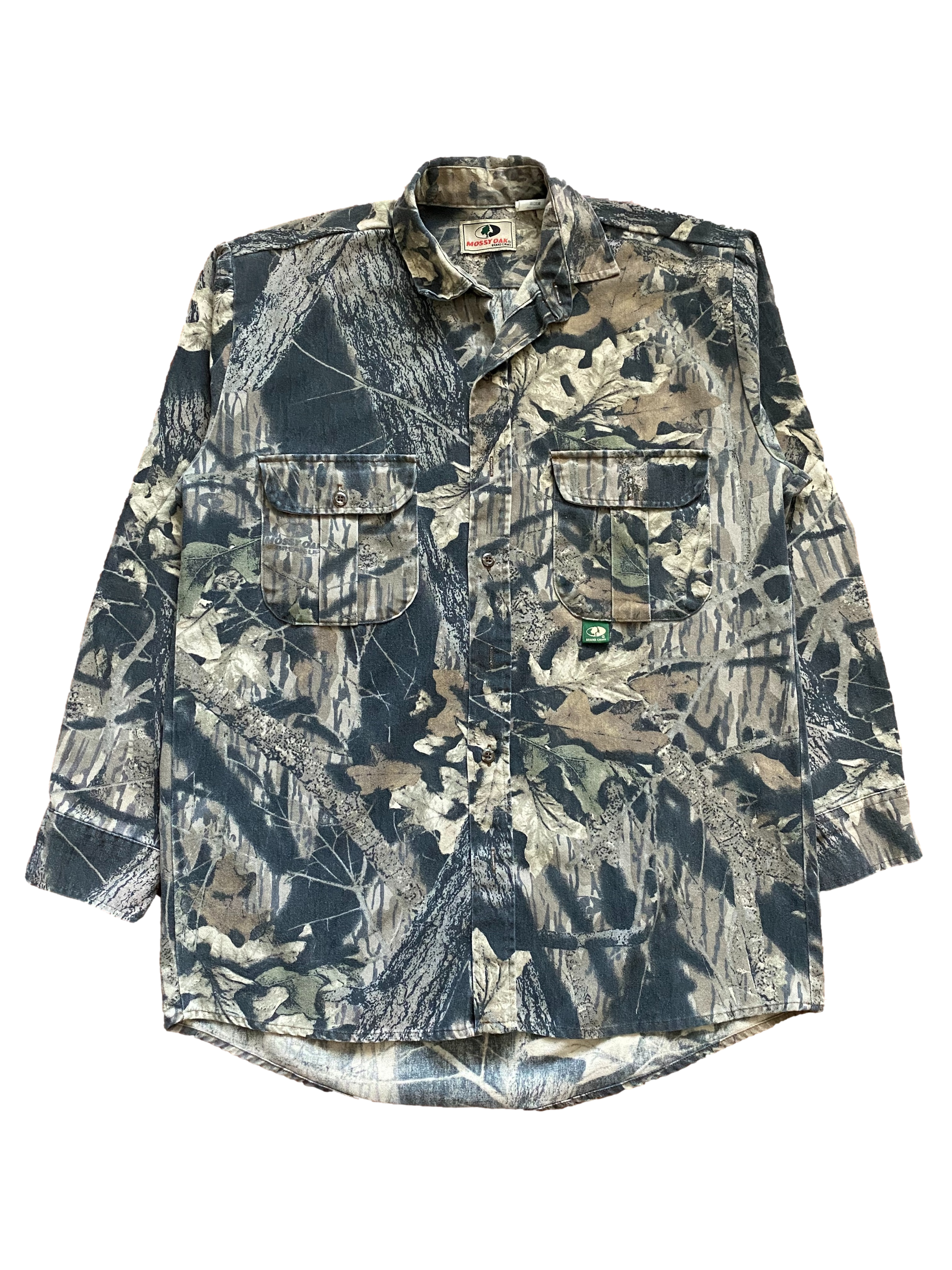 Vintage Mossy Oaks Camo Button-Down Shirt