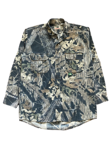 Vintage Mossy Oaks Camo Button-Down Shirt
