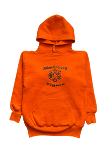 Vintage Union-Endicott Tigers Button Double Lined Russell Hoodie