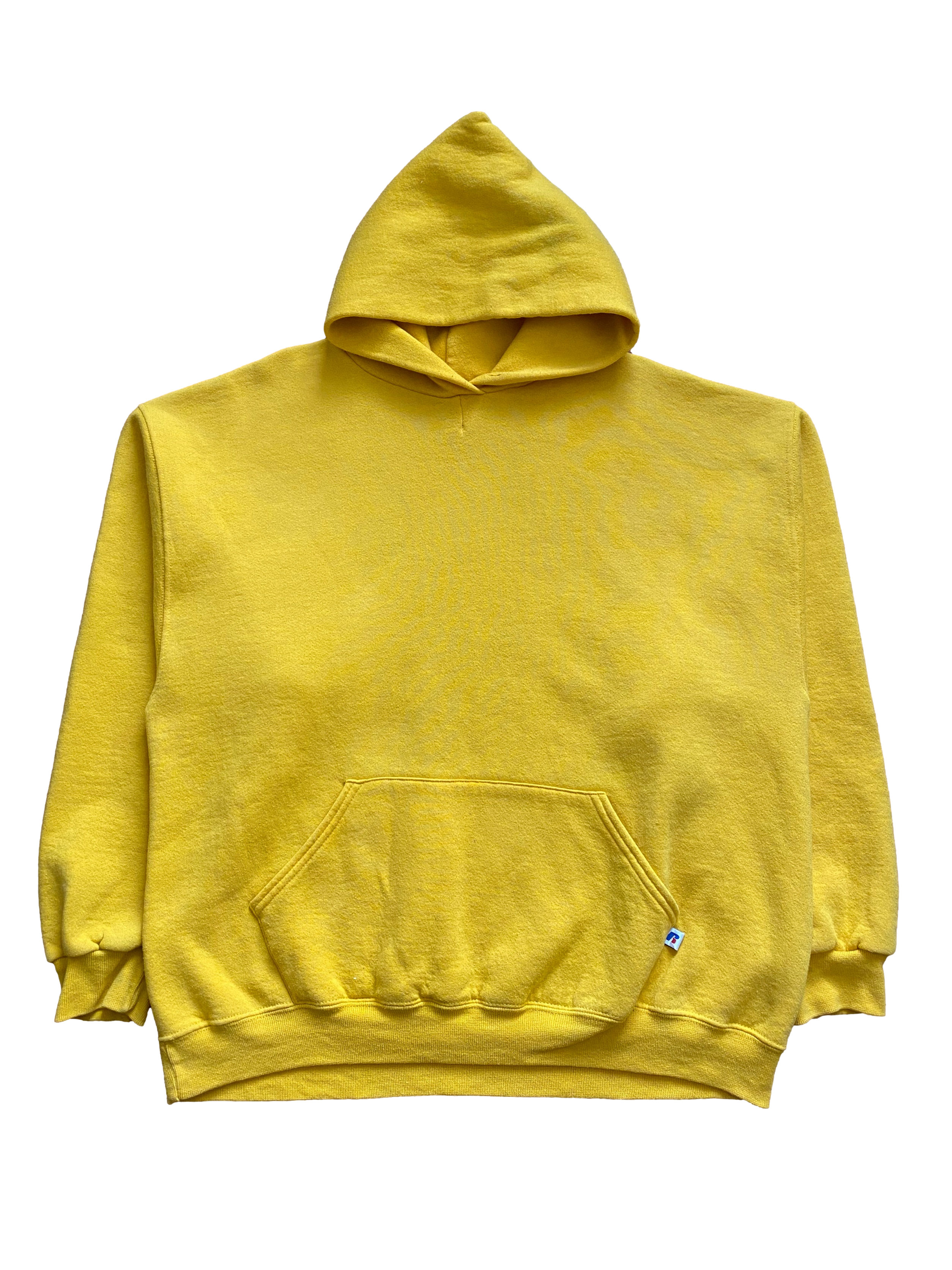 Yellow Essential Blank Russell Hoodie