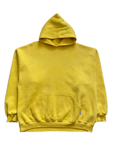 Yellow Essential Blank Russell Hoodie