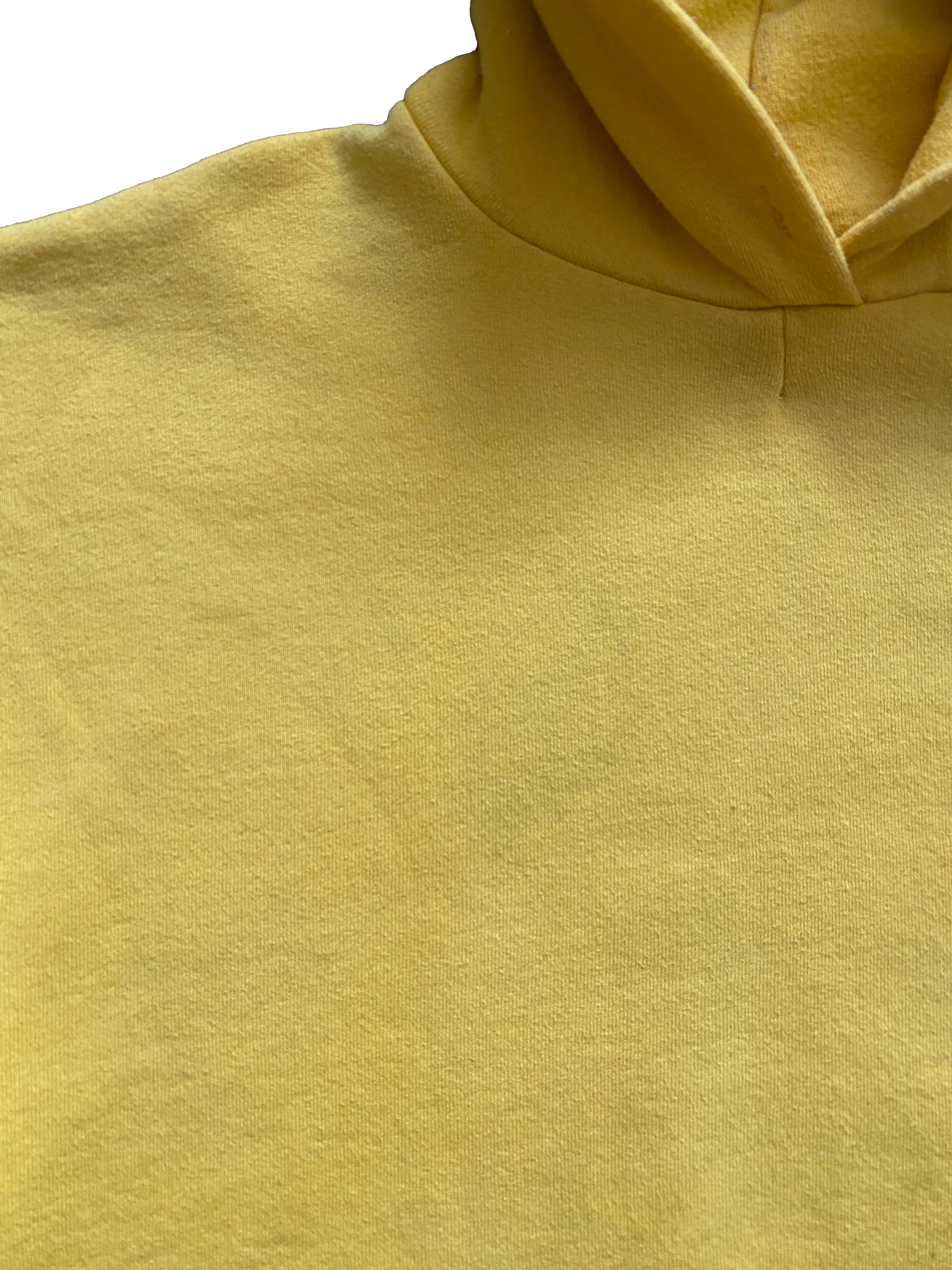 Yellow Essential Blank Russell Hoodie