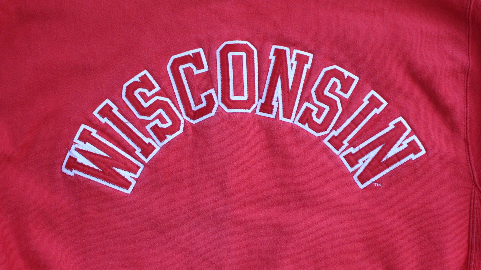 Wisconsin Champion Reverse Weave Crewneck