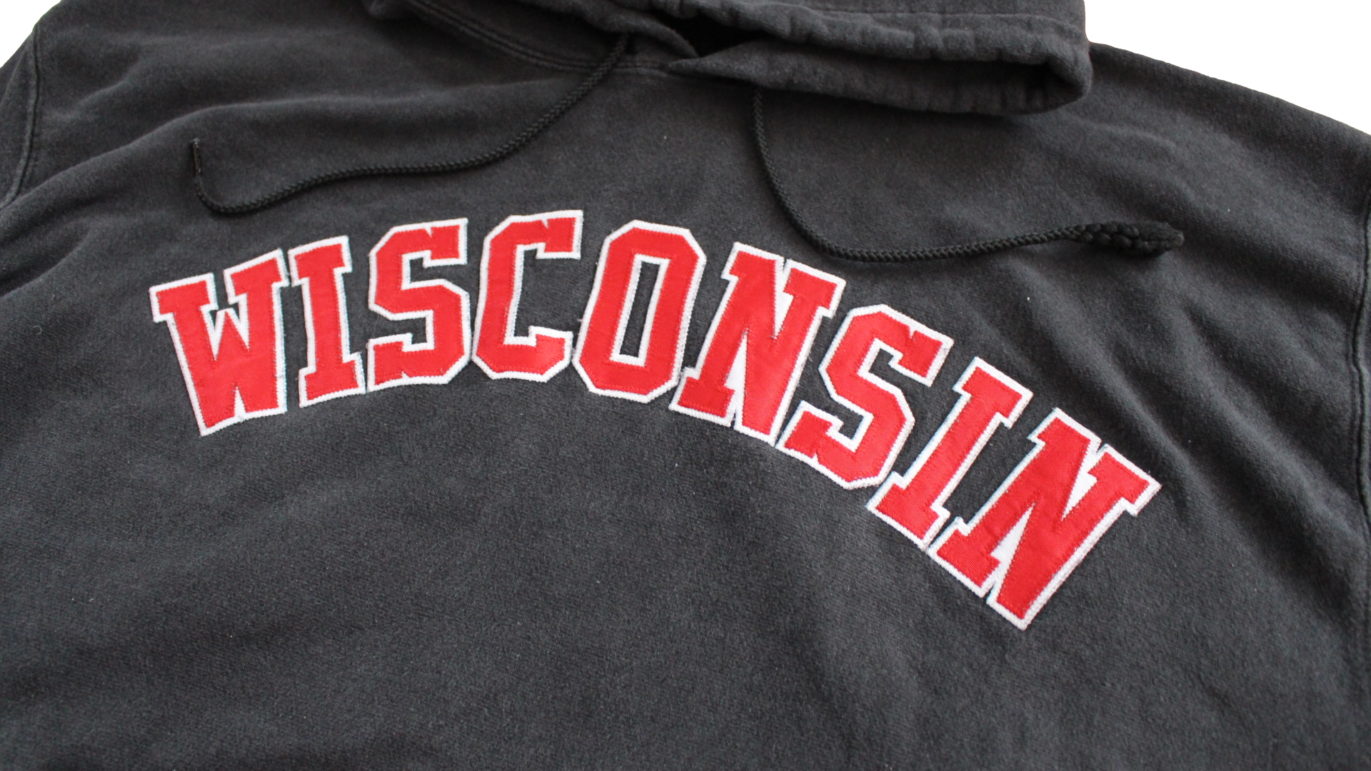 Vintage Wisconsin Champion Reverse Weave Hoodie