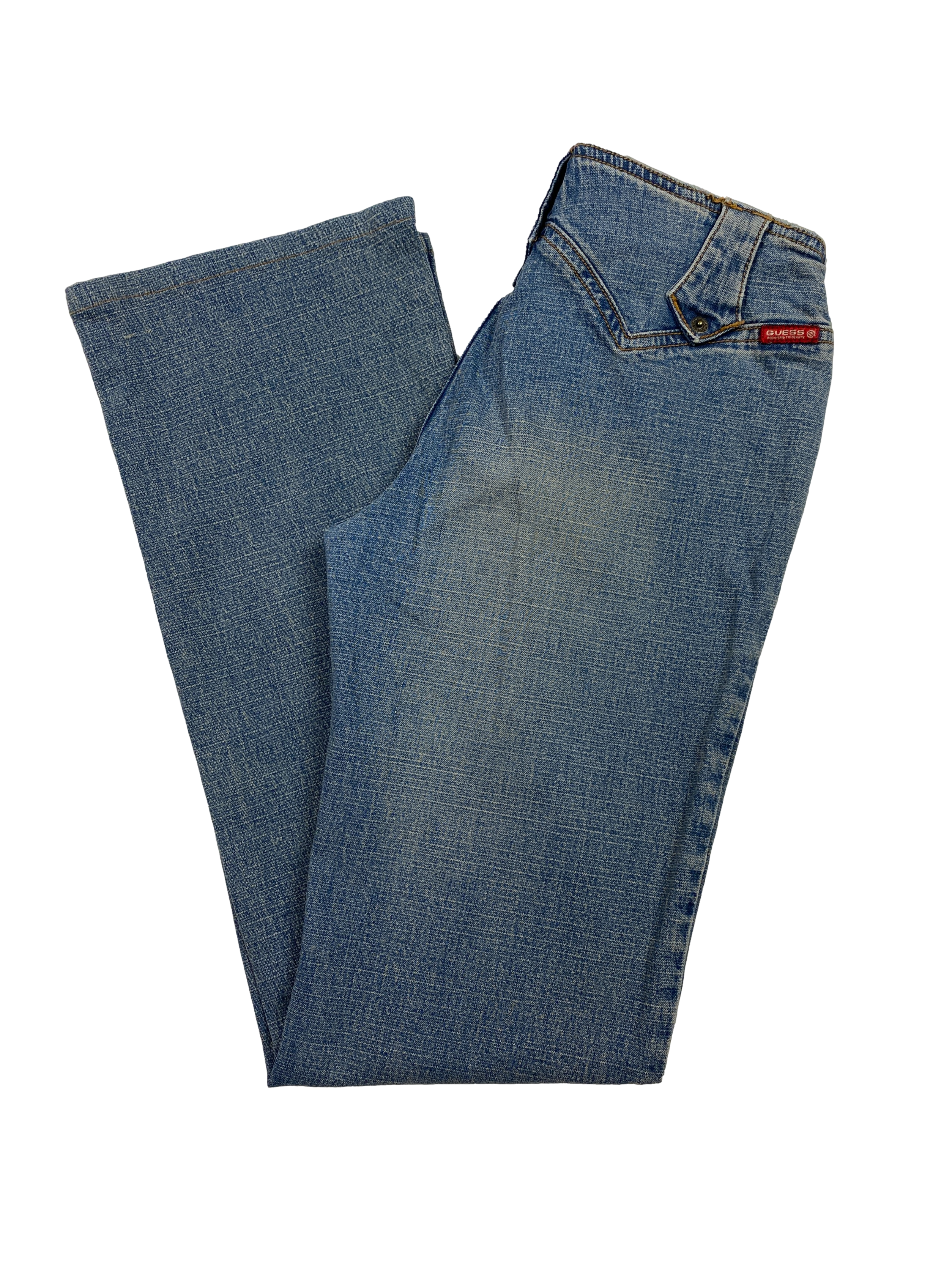 Vintage Guess Low Rise Flared Denim Jeans