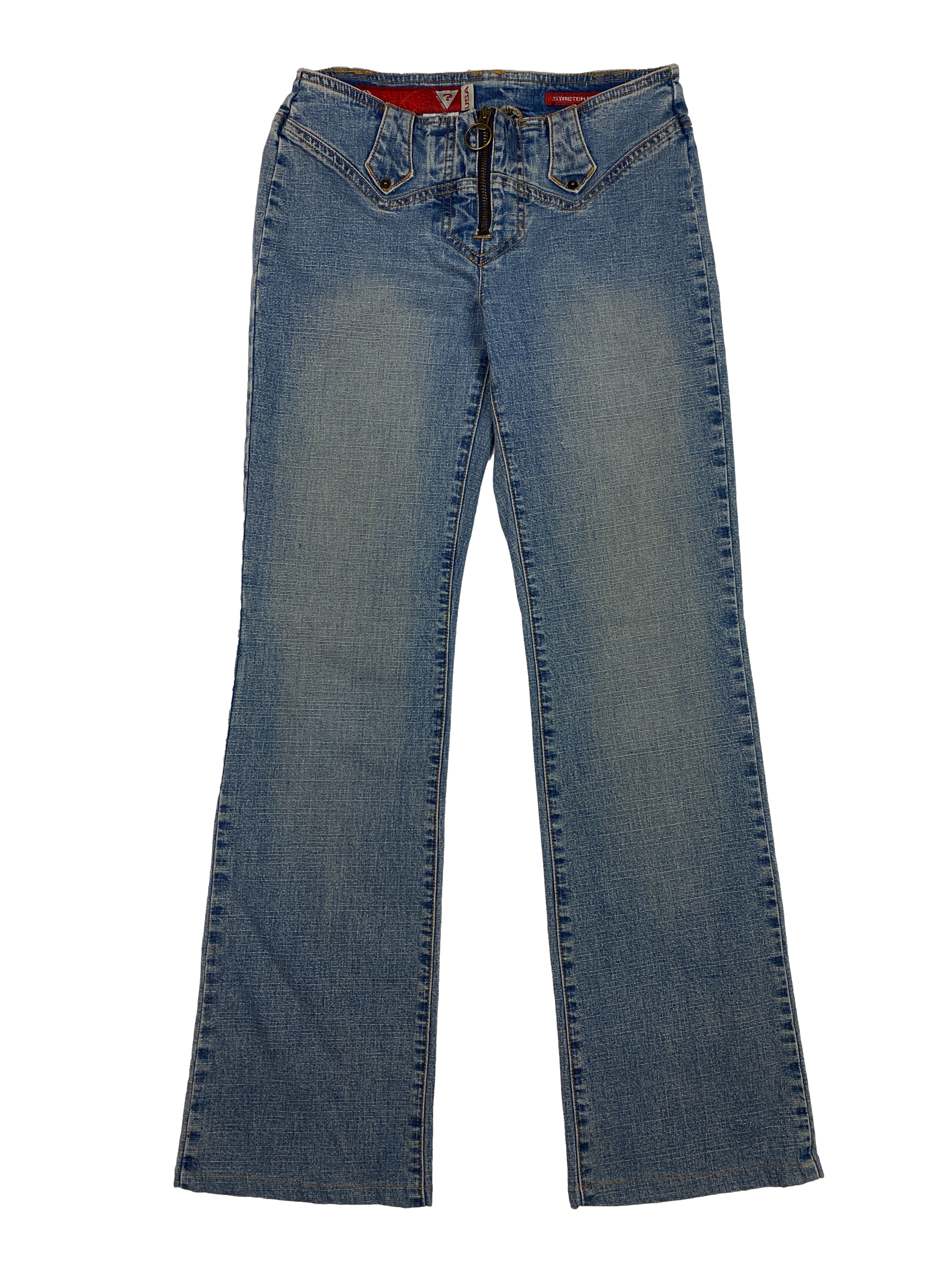 Vintage Guess Low Rise Flared Denim Jeans