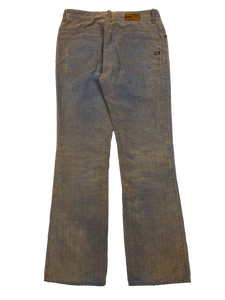 Vintage GAS Womens Ribbed Flared Jeans