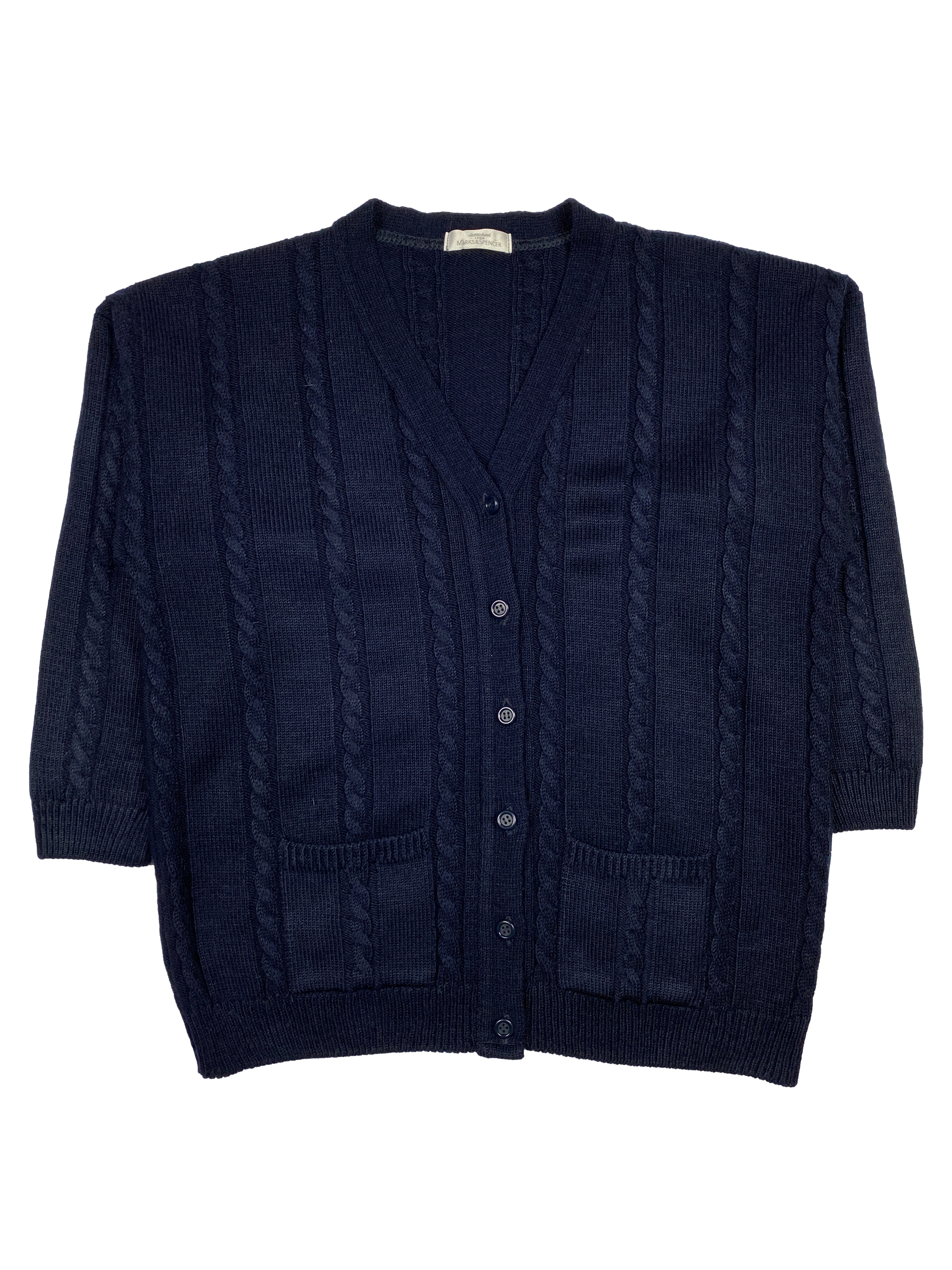 Vintage Navy Cardigan