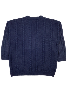 Vintage Navy Cardigan