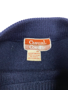 Vintage Navy 'Royal Country' Wool Sweater