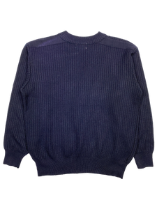 Vintage Navy 'Royal Country' Wool Sweater