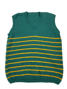 Vintage Striped Sweater Vest