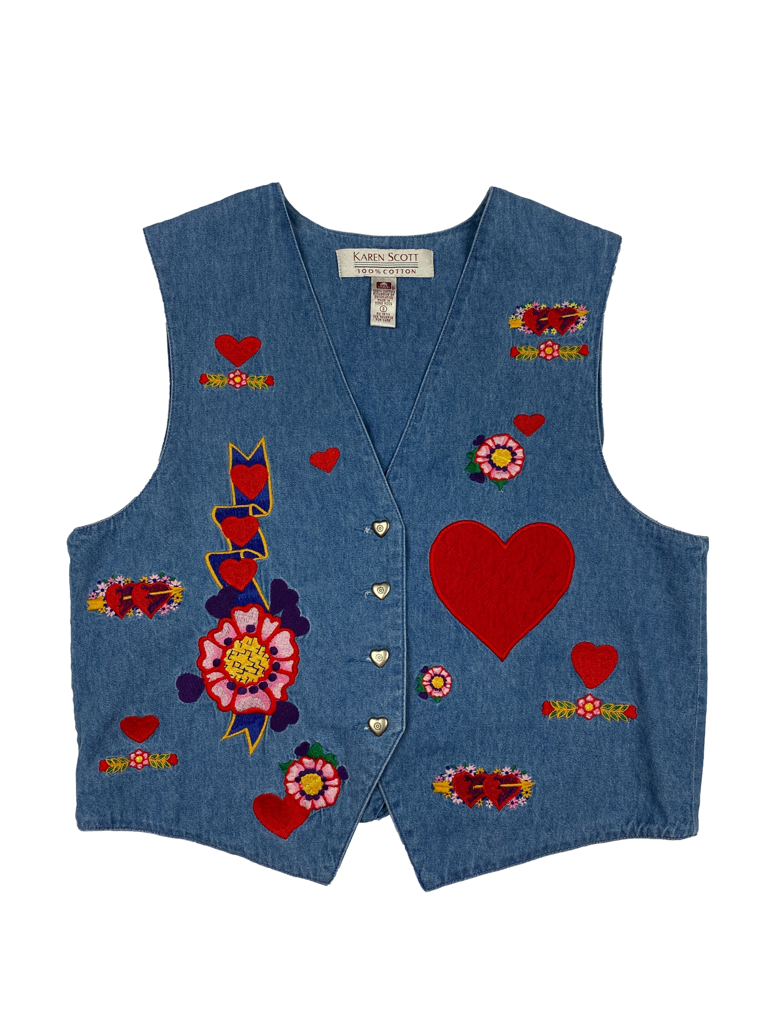 Vintage Women's Embroidered Vest