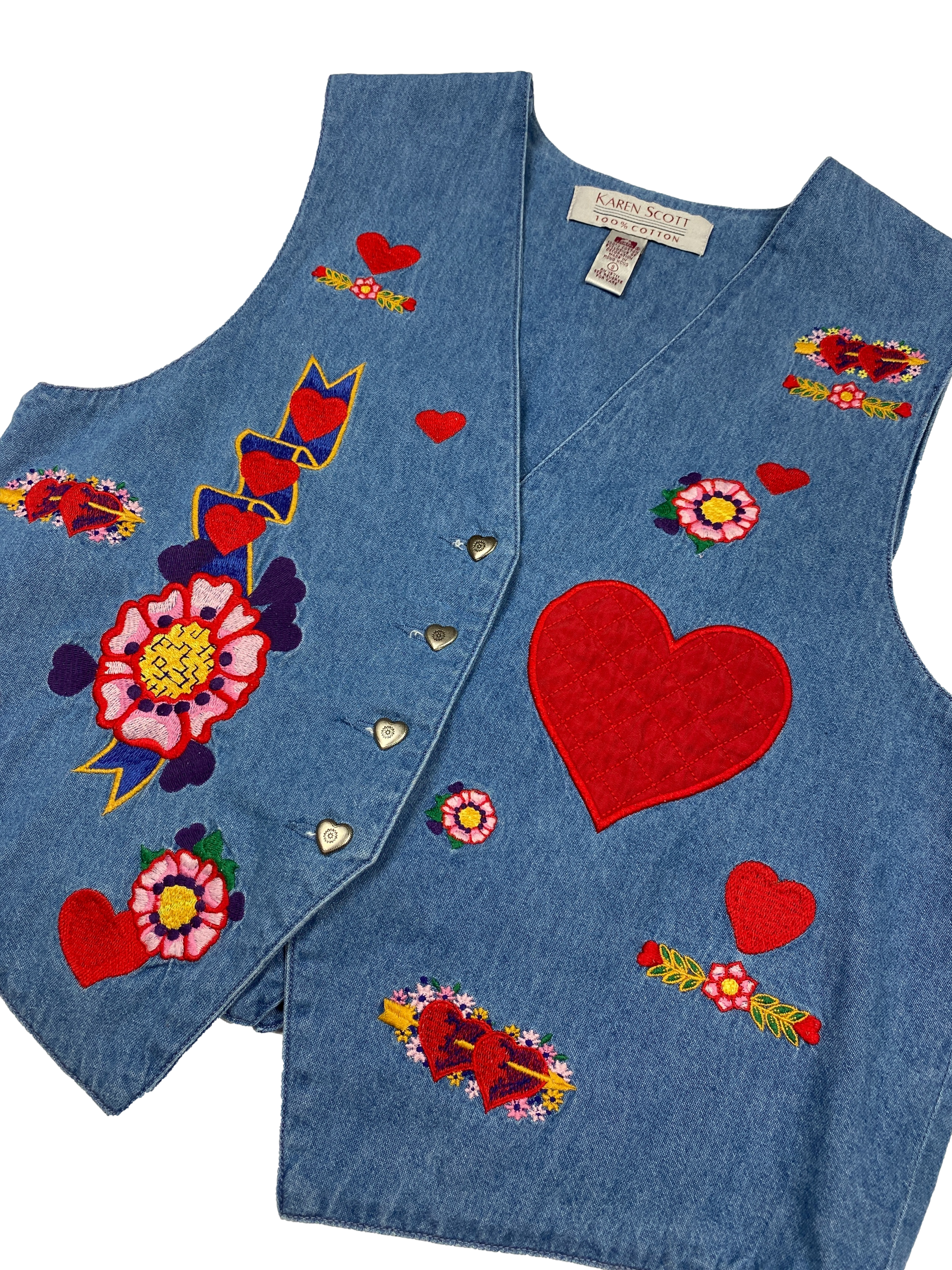 Vintage Women's Embroidered Vest