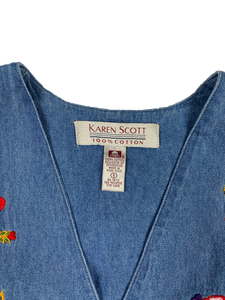 Vintage Women's Embroidered Vest