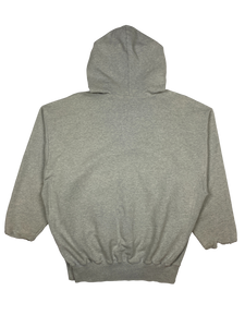 Vintage Grey Distressed Nike 1/4 Zip Hoodie