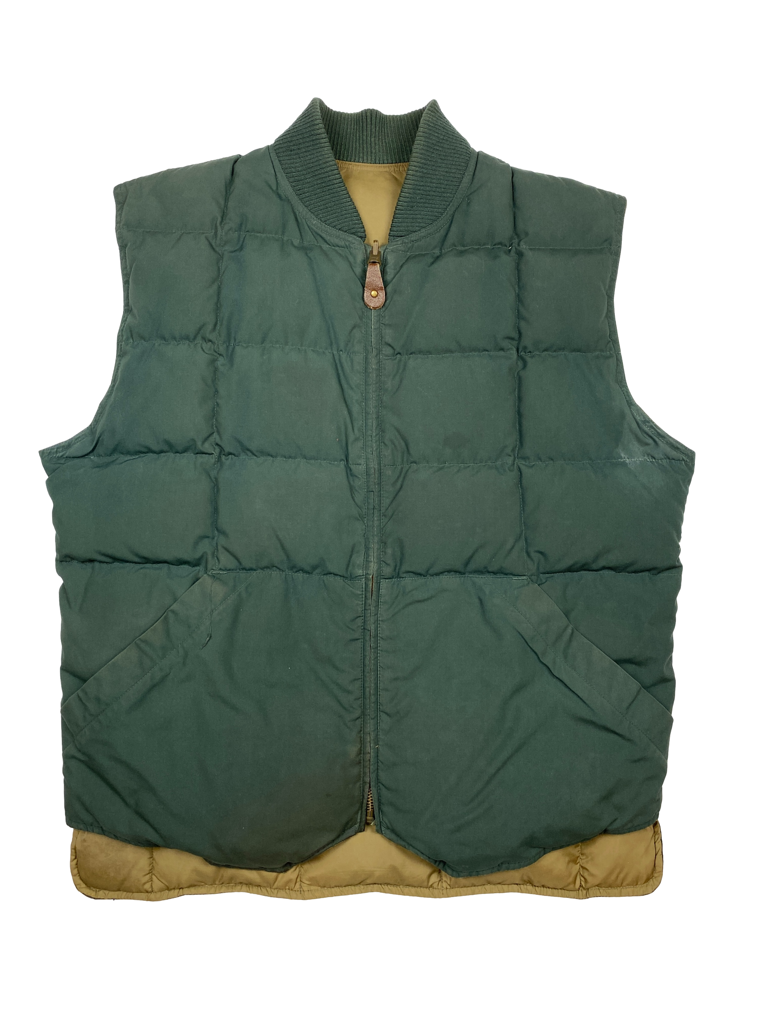 Vintage Reversible Down Padded Vest