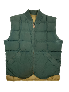 Vintage Reversible Down Padded Vest