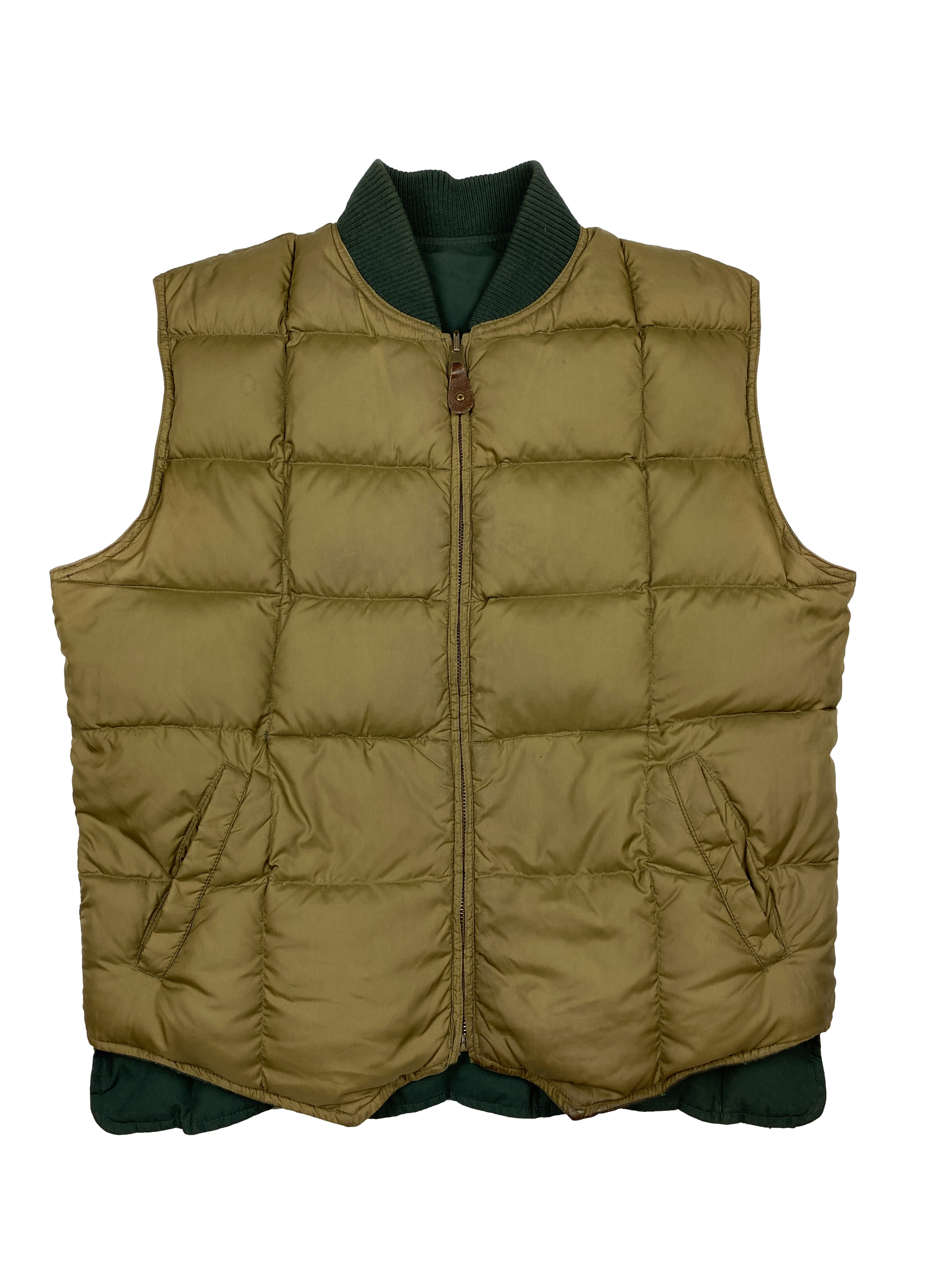 Vintage Reversible Down Padded Vest